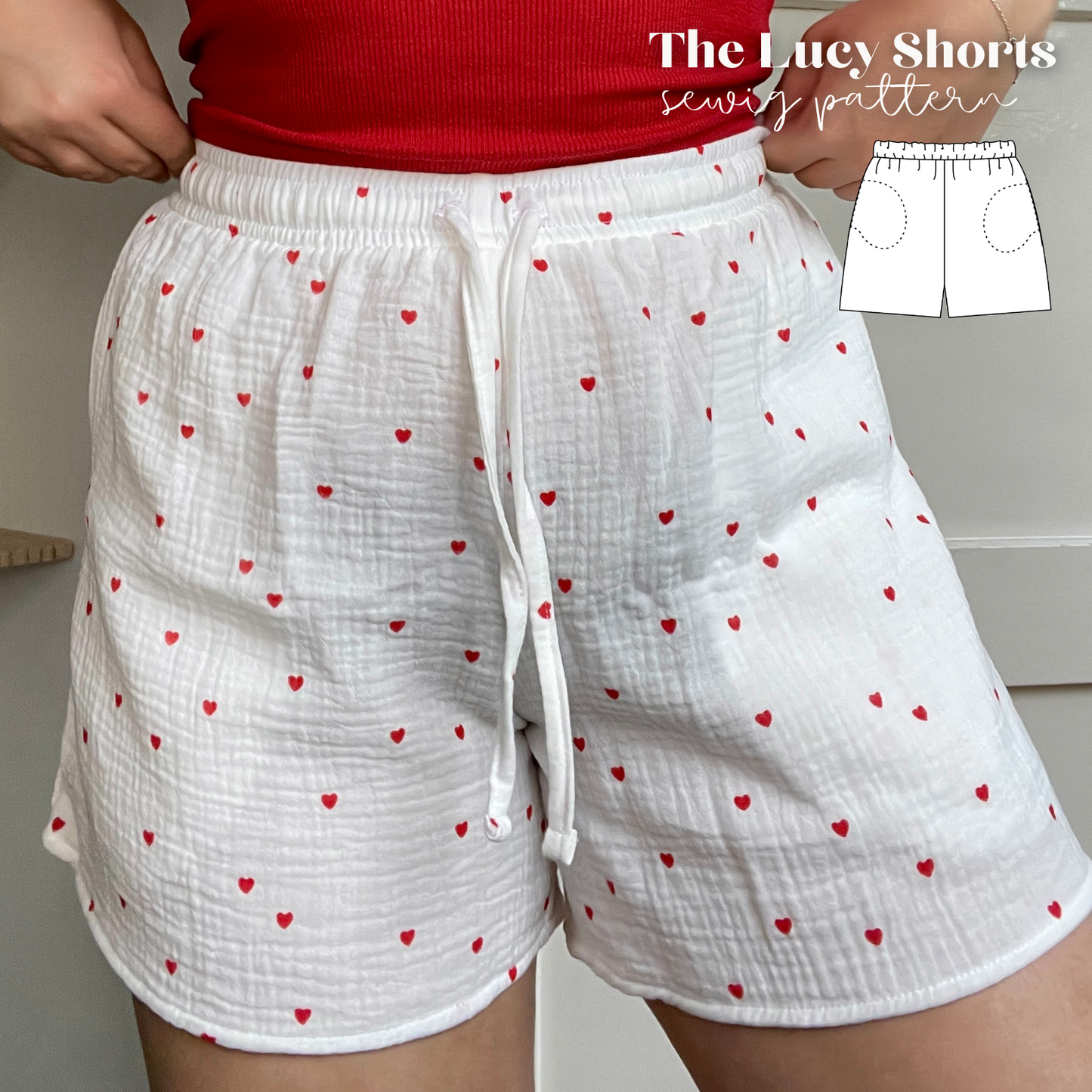 Lucy shorts sewingpattern ENGLISH