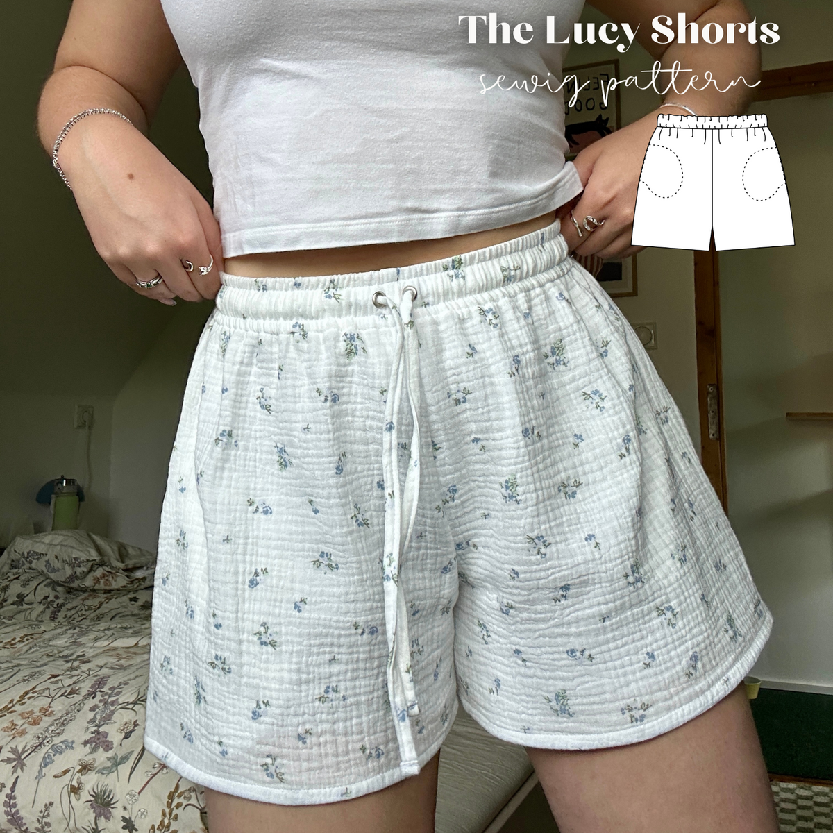 Lucy shorts sewingpattern ENGLISH