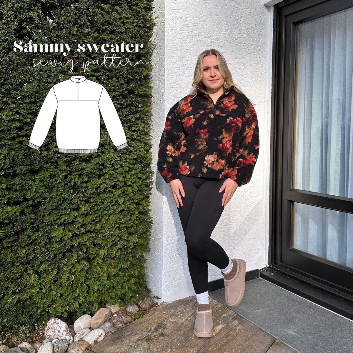 Sammy sweatshirt pattern ENGLISH