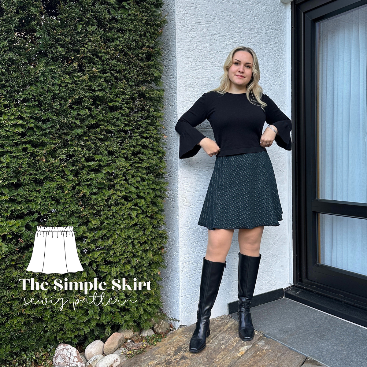 "The simple skirt" sewingpattern ENGLISH