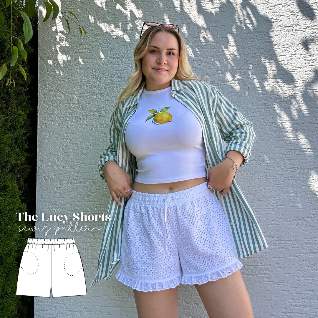 Lucy shorts sewingpattern ENGLISH