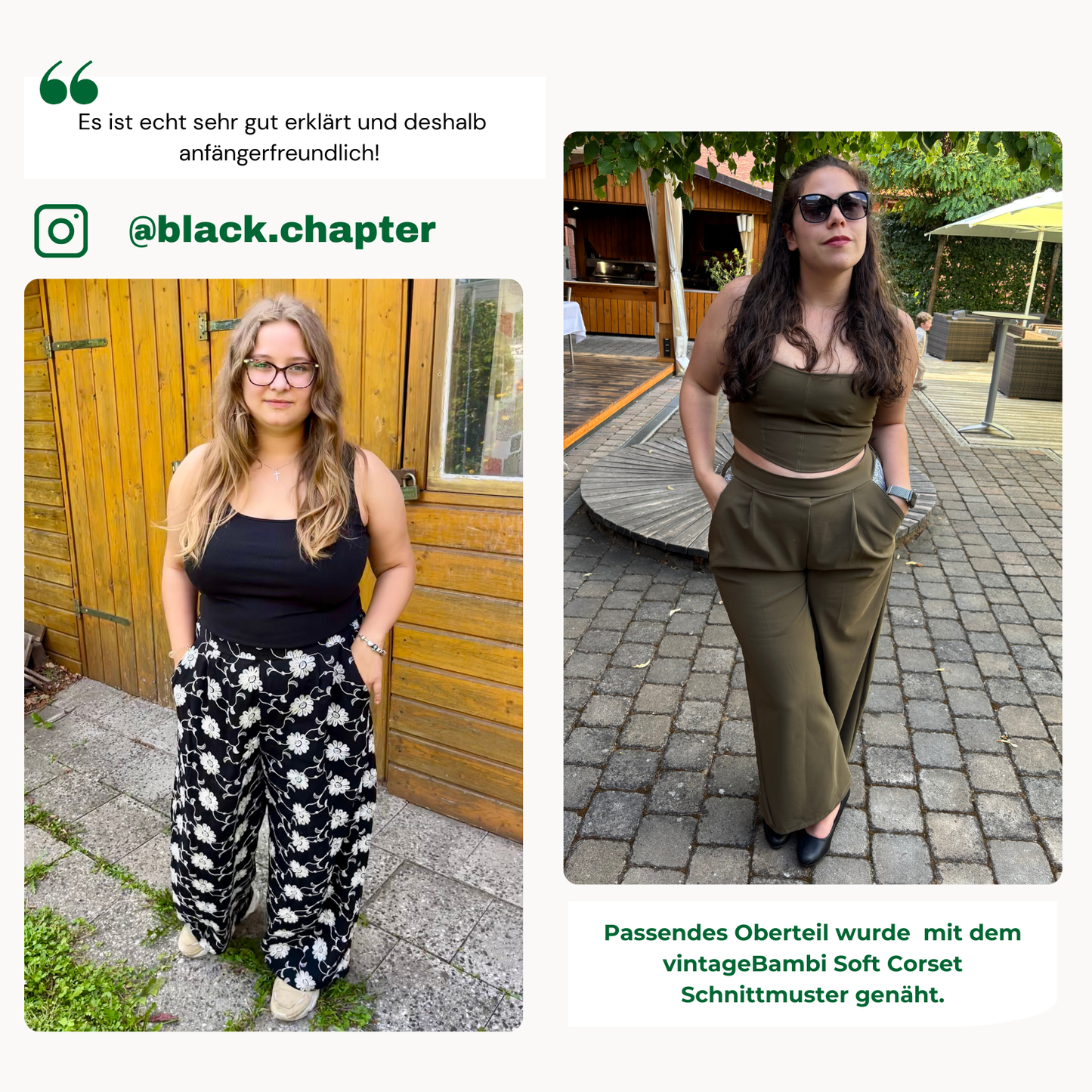 Vivian Anzugshose Schnittmuster DEUTSCH