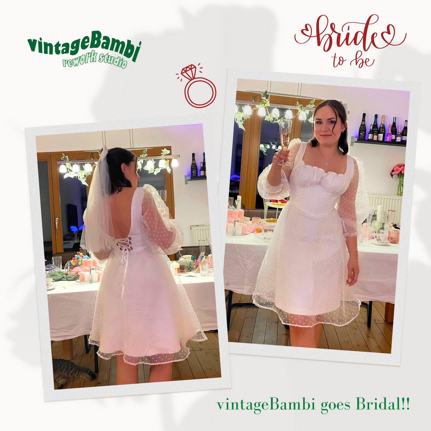 VintageBambi Korsett Kleid Schnittmuster DEUTSCH