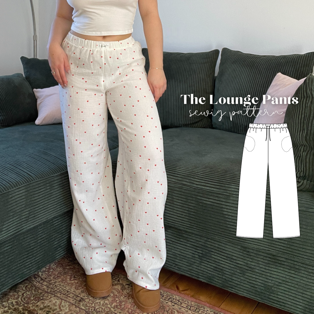 Lounge pants sewingpattern ENGLISH