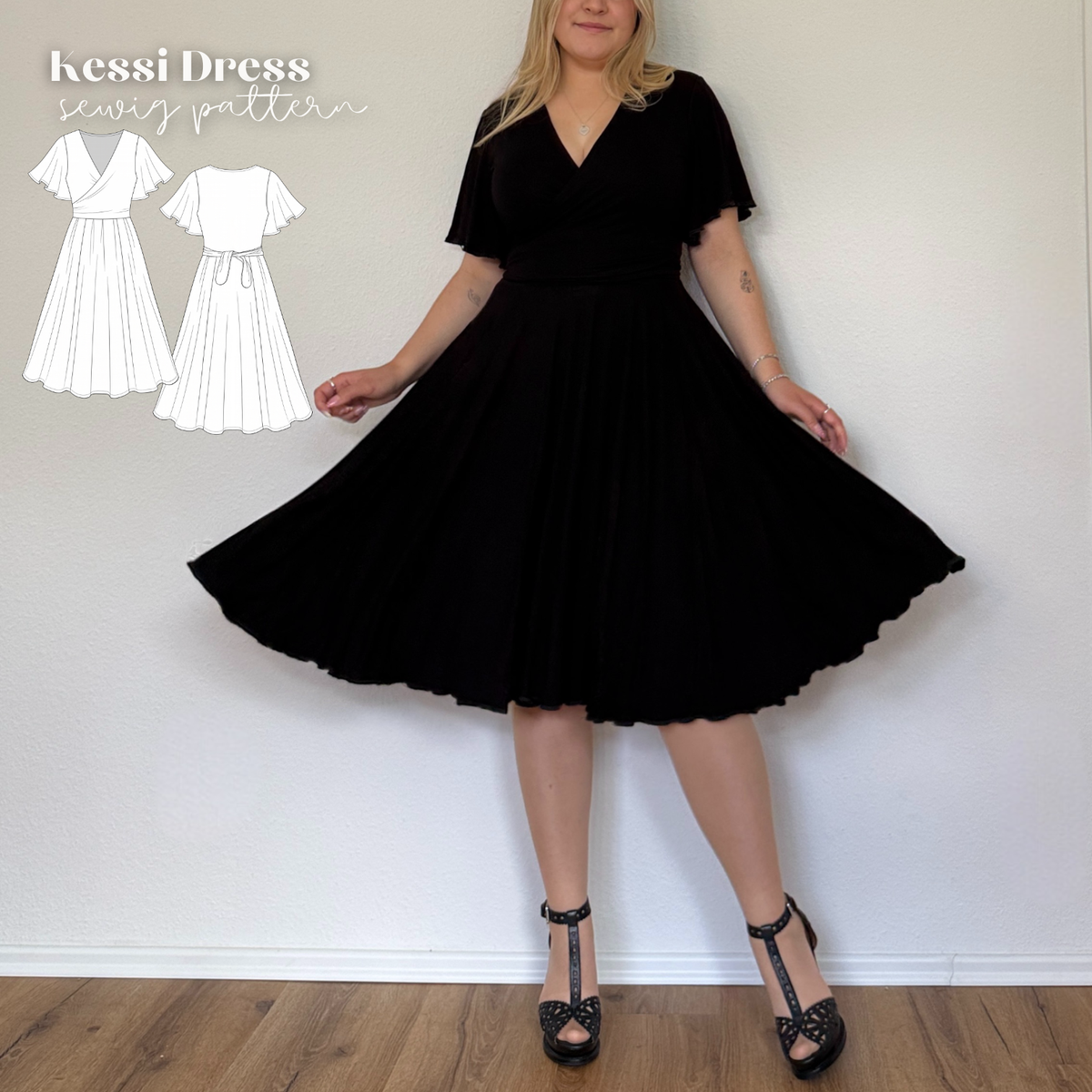 Kessi dress sewingpattern ENGLISH
