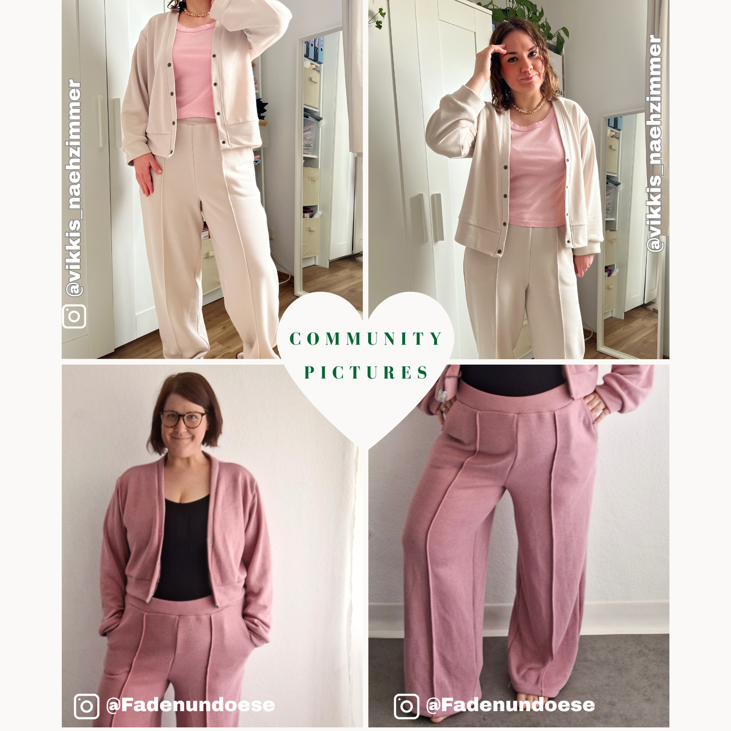 Cozy Set Schnittmuster Bündel Deutsch