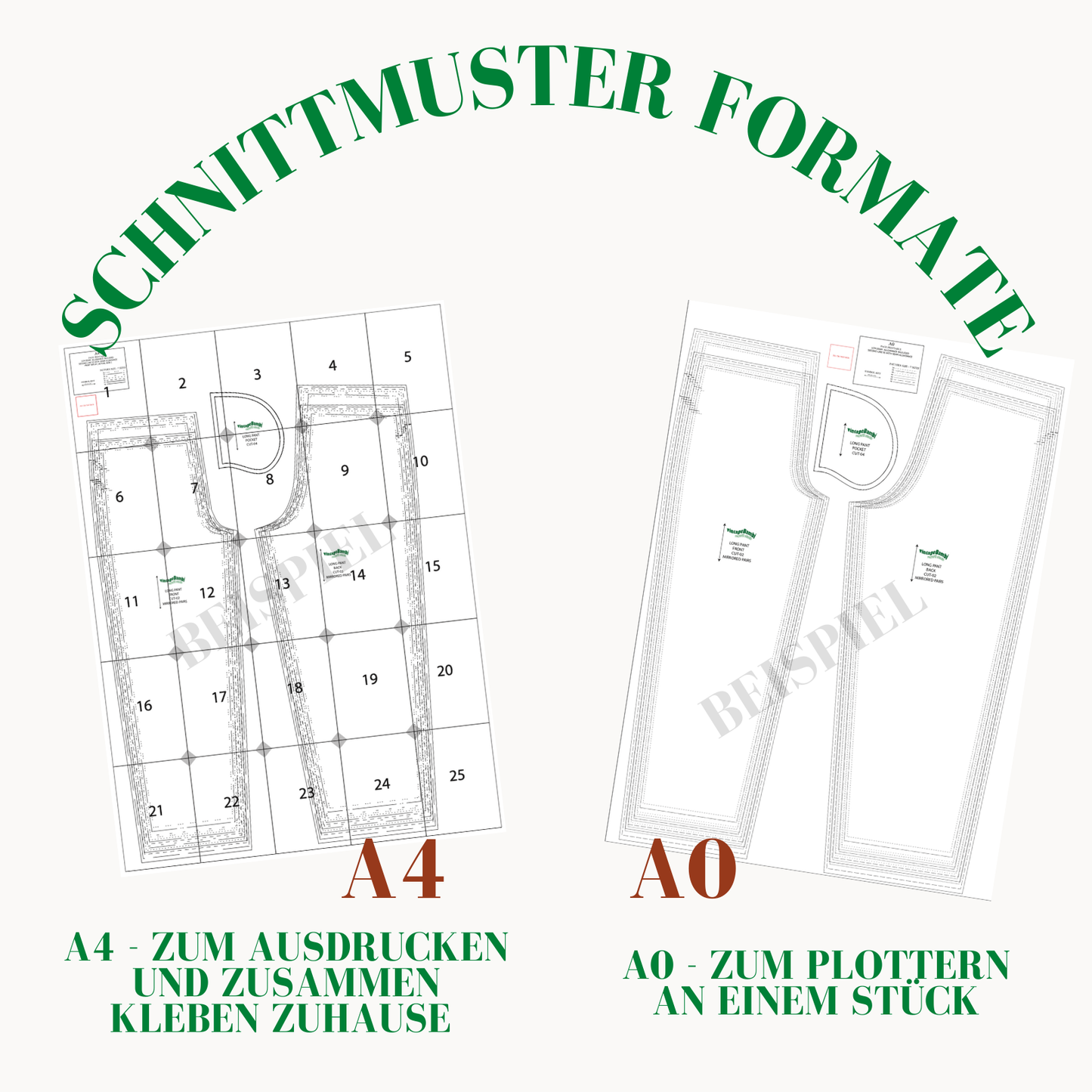 Lounge Hose Schnittmuster Deutsch