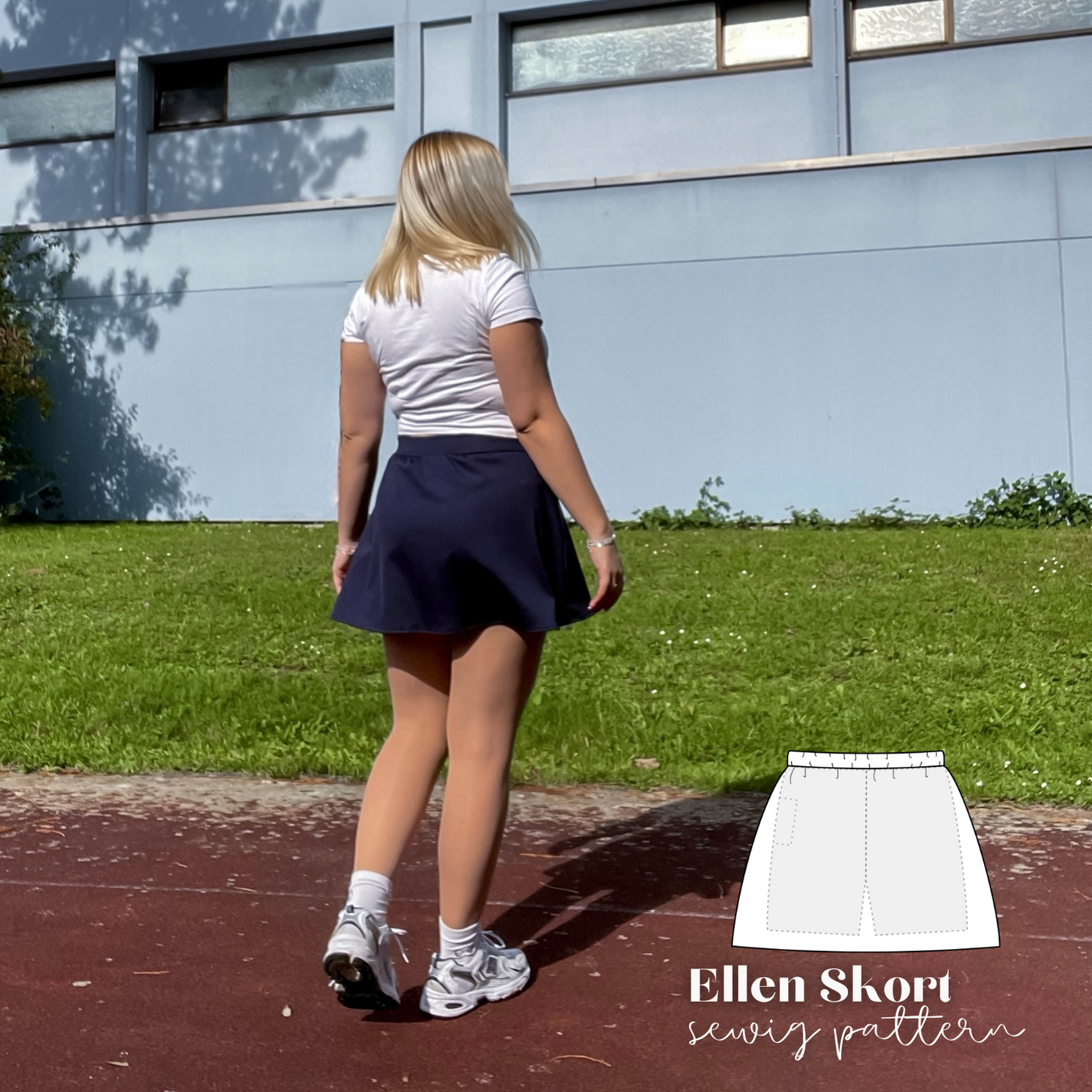 2 in 1 - Ellen skort sewingpattern ENGLISH