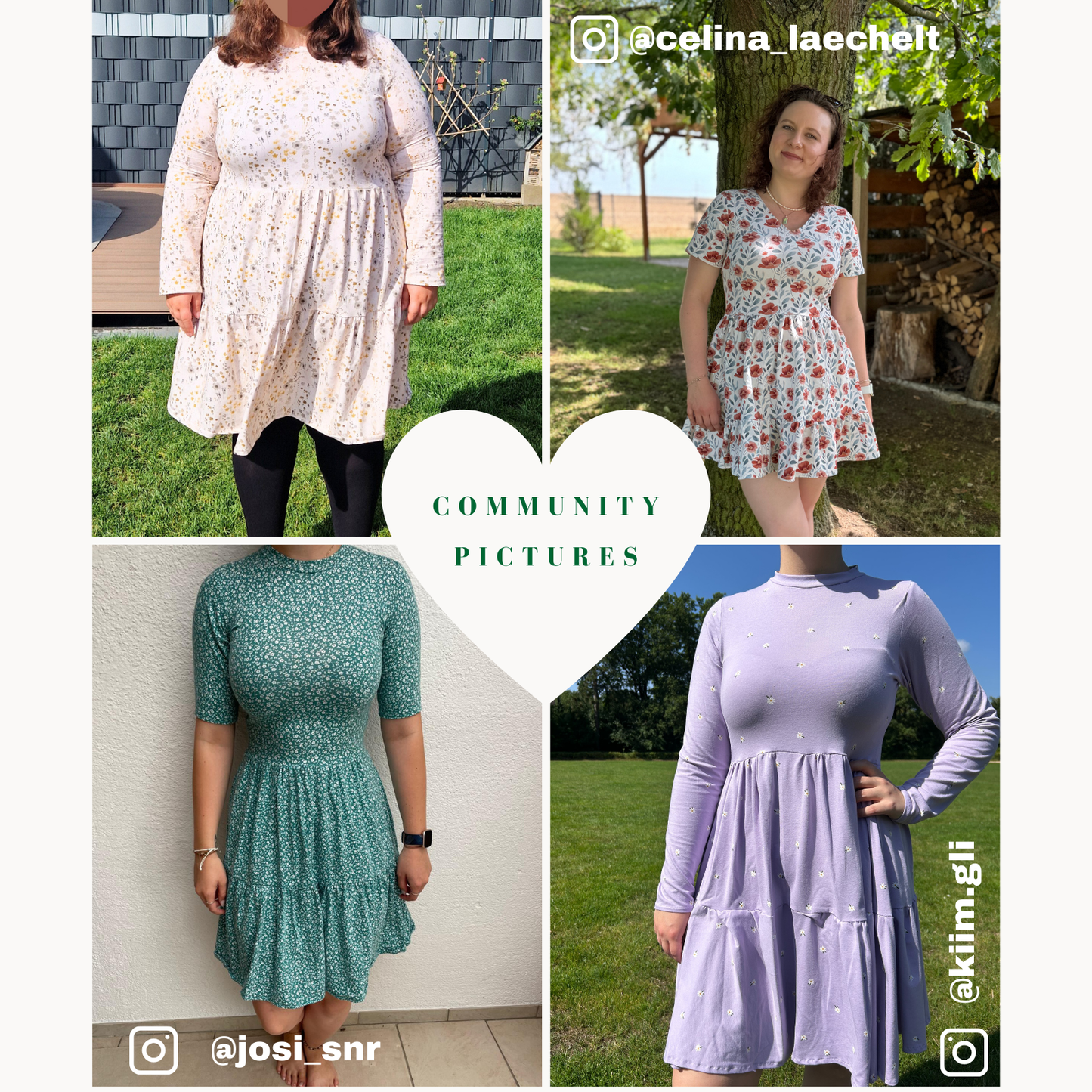 Melli Kleid Schnittmuster DEUTSCH
