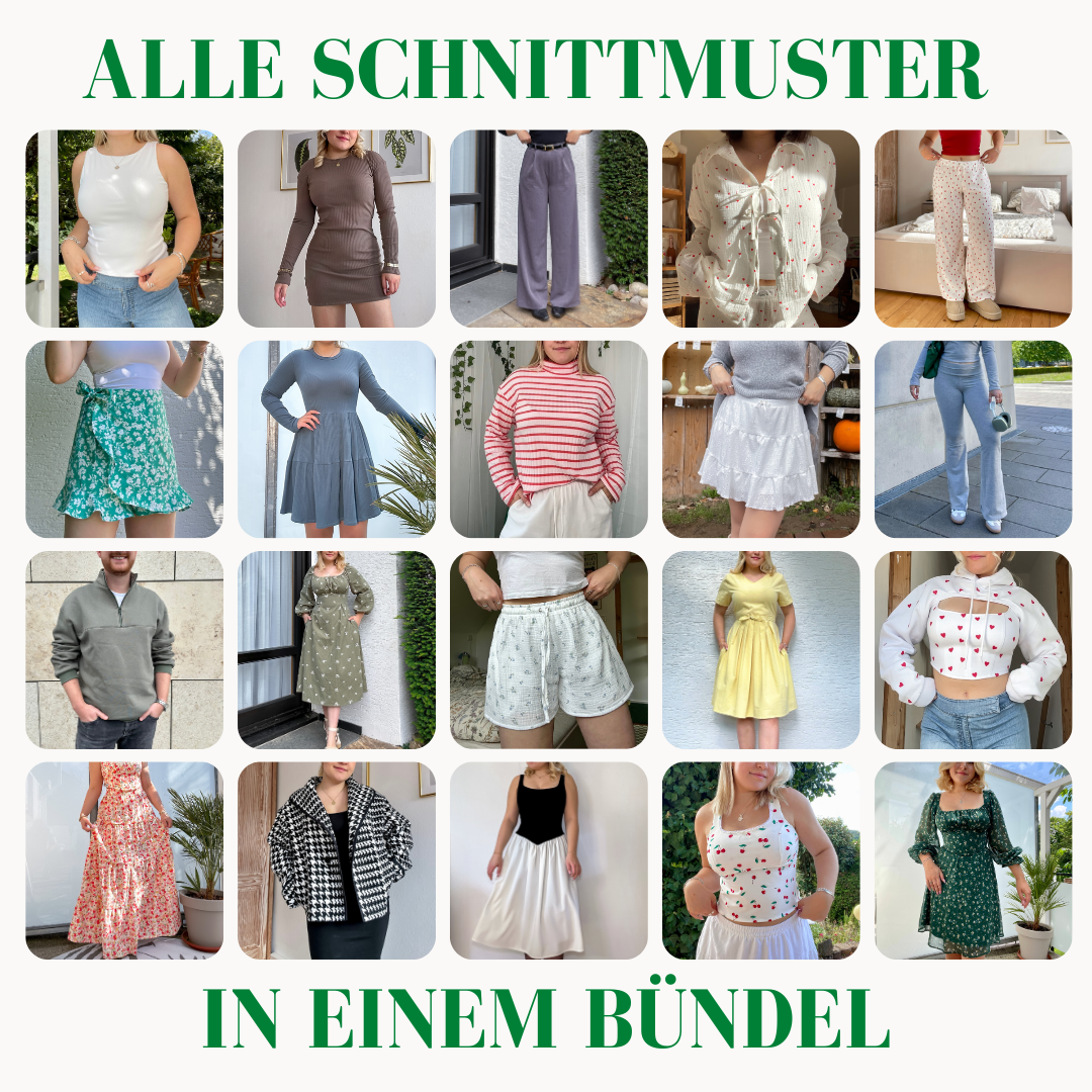 20 SCHNITTMUSTER - ein Bündel 🎉
