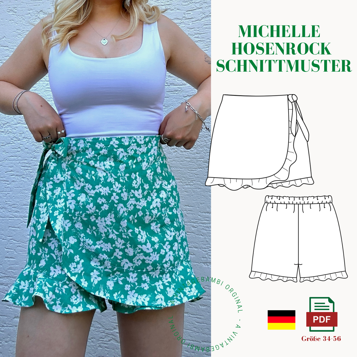 Michelle Hosenrock Schnittmuster DEUTSCH