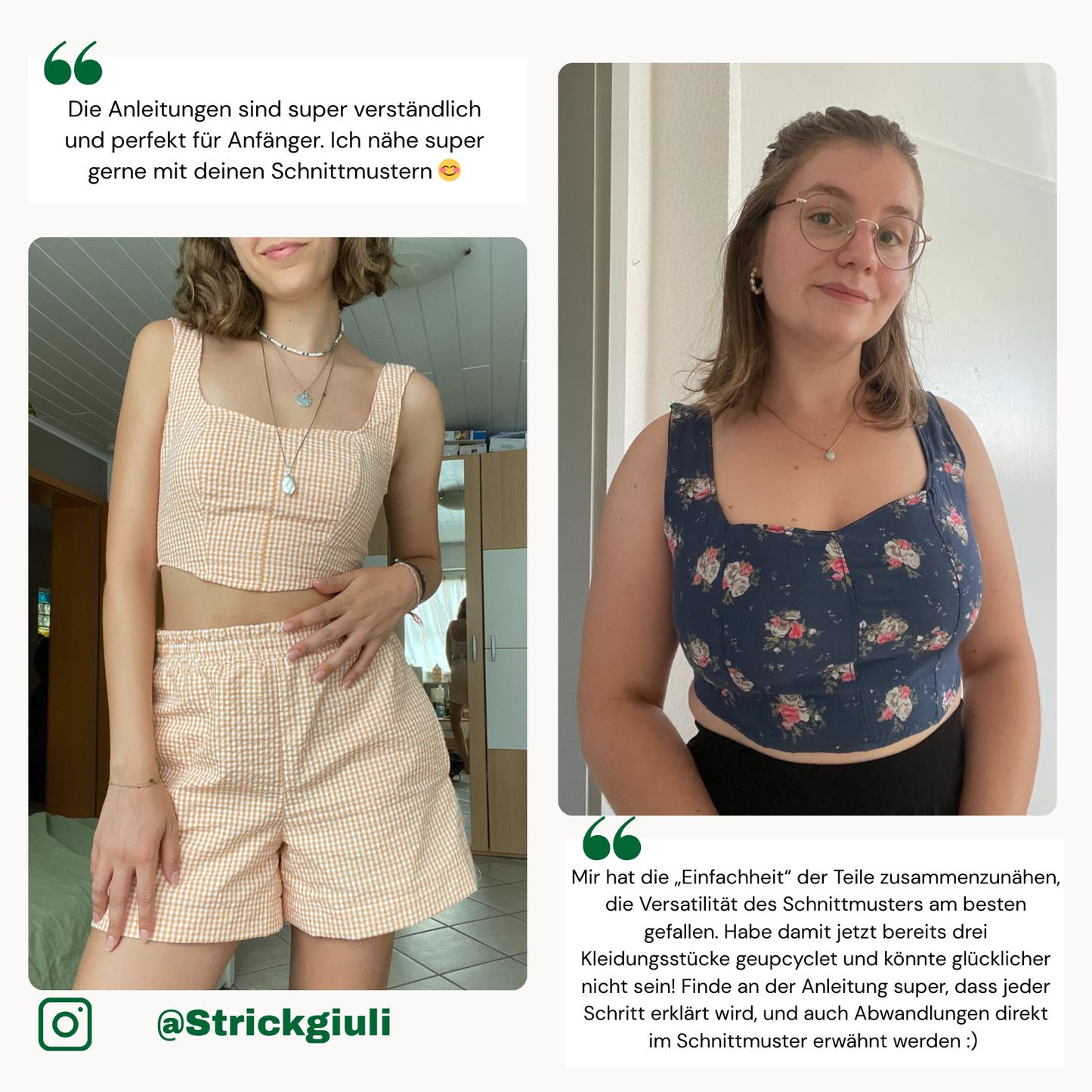 Soft-Korsett / Corsage Schnittmuster DEUTSCH