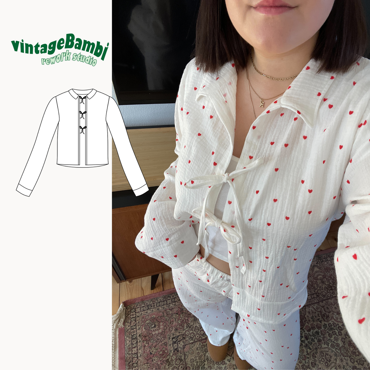 Lera blouse sewingpattern ENGLISH