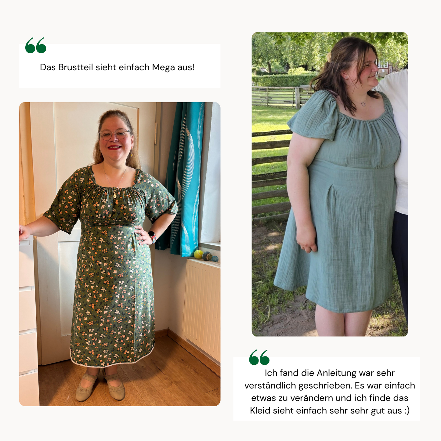 Mira Kleid Schnittmuster DEUTSCH