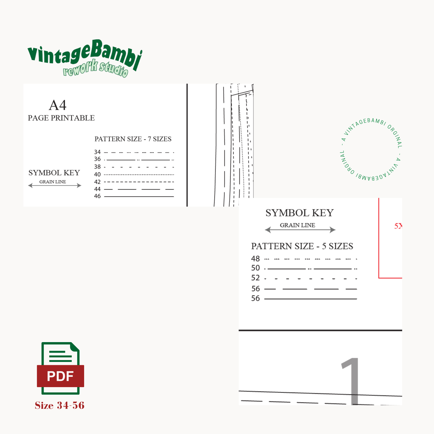 Gabi Cardigan Schnittmuster DEUTSCH