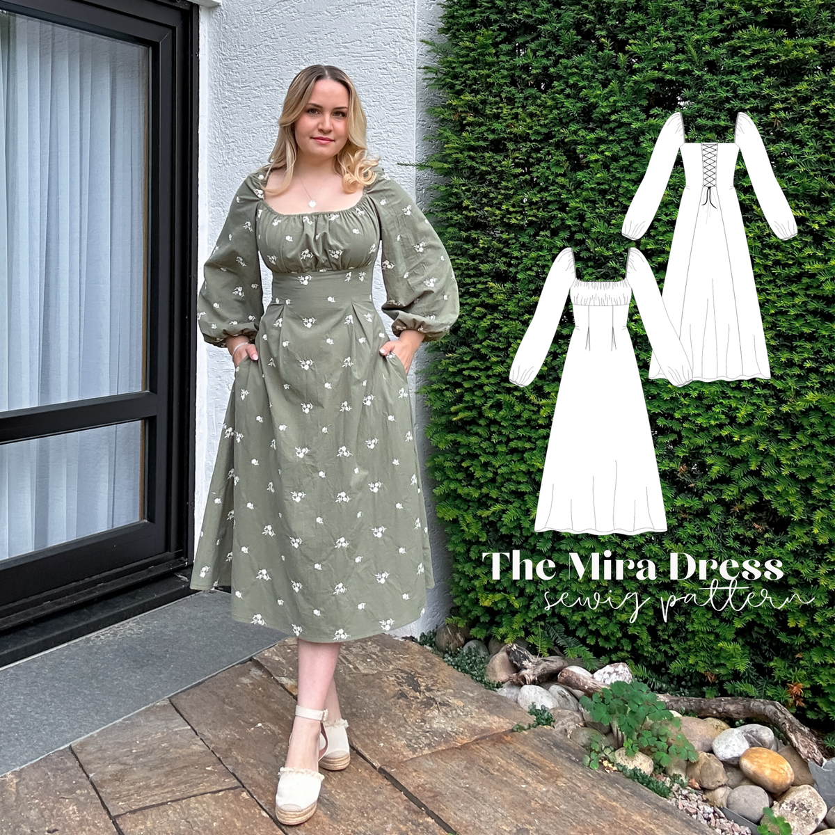 Mira Kleid Schnittmuster DEUTSCH