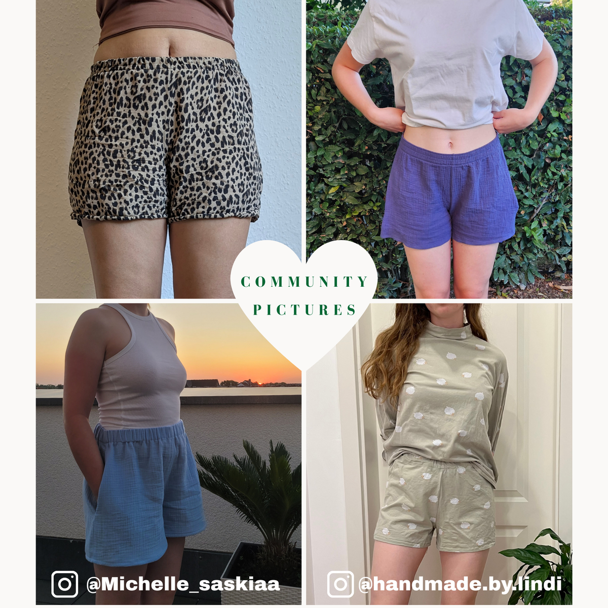 Lucy shorts sewingpattern ENGLISH