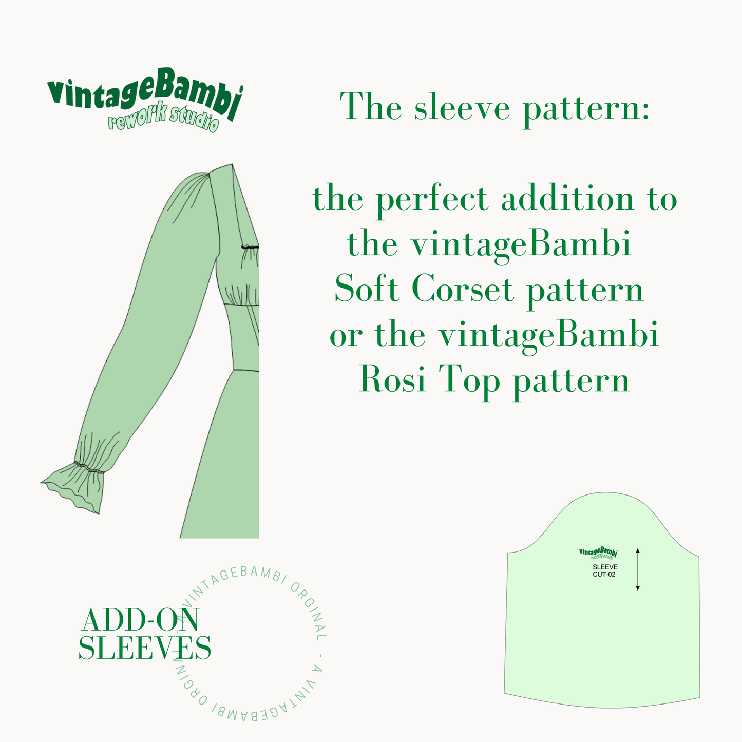 ADD-ON sleeves sewingpattern