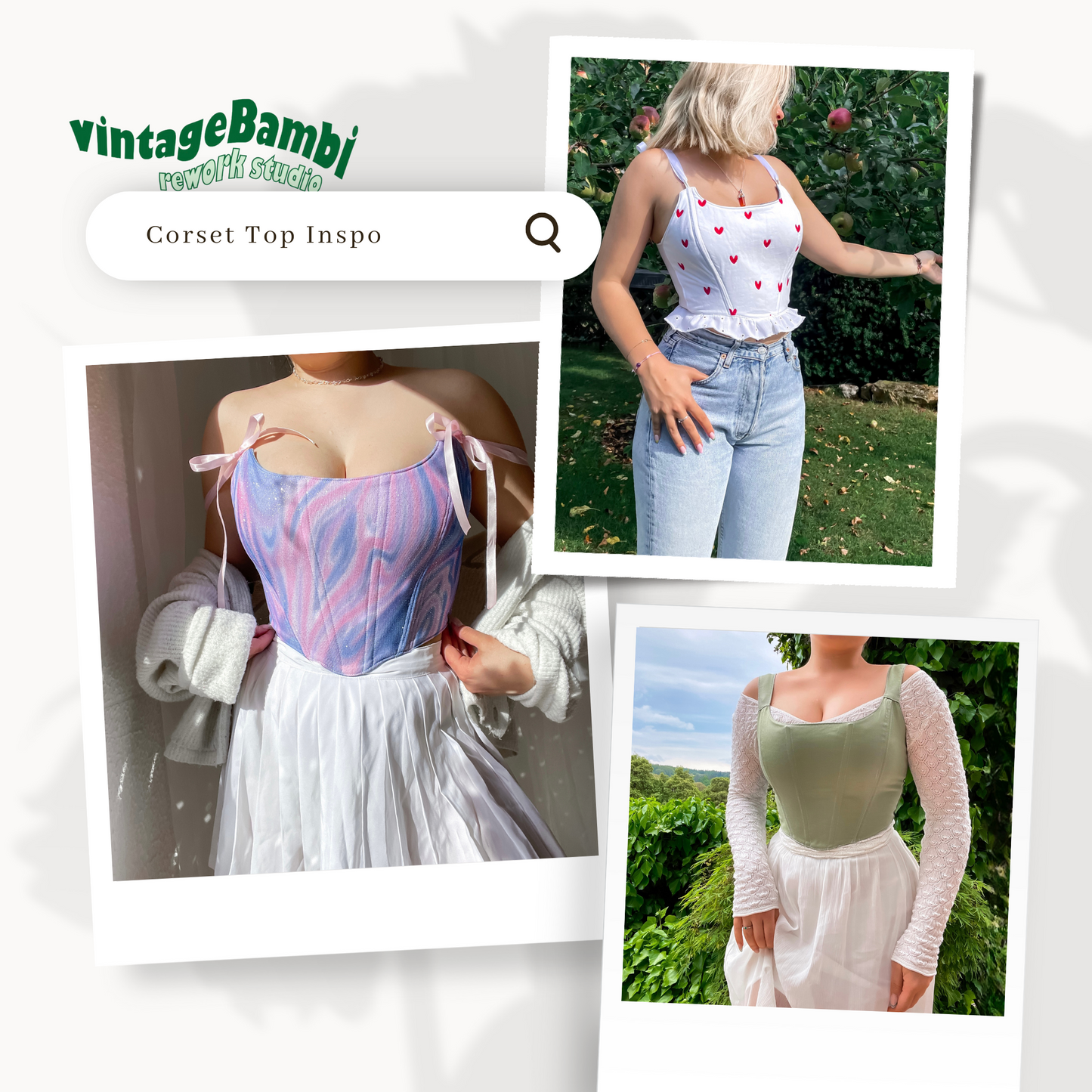 VintageBambi corset pattern ENGLISH