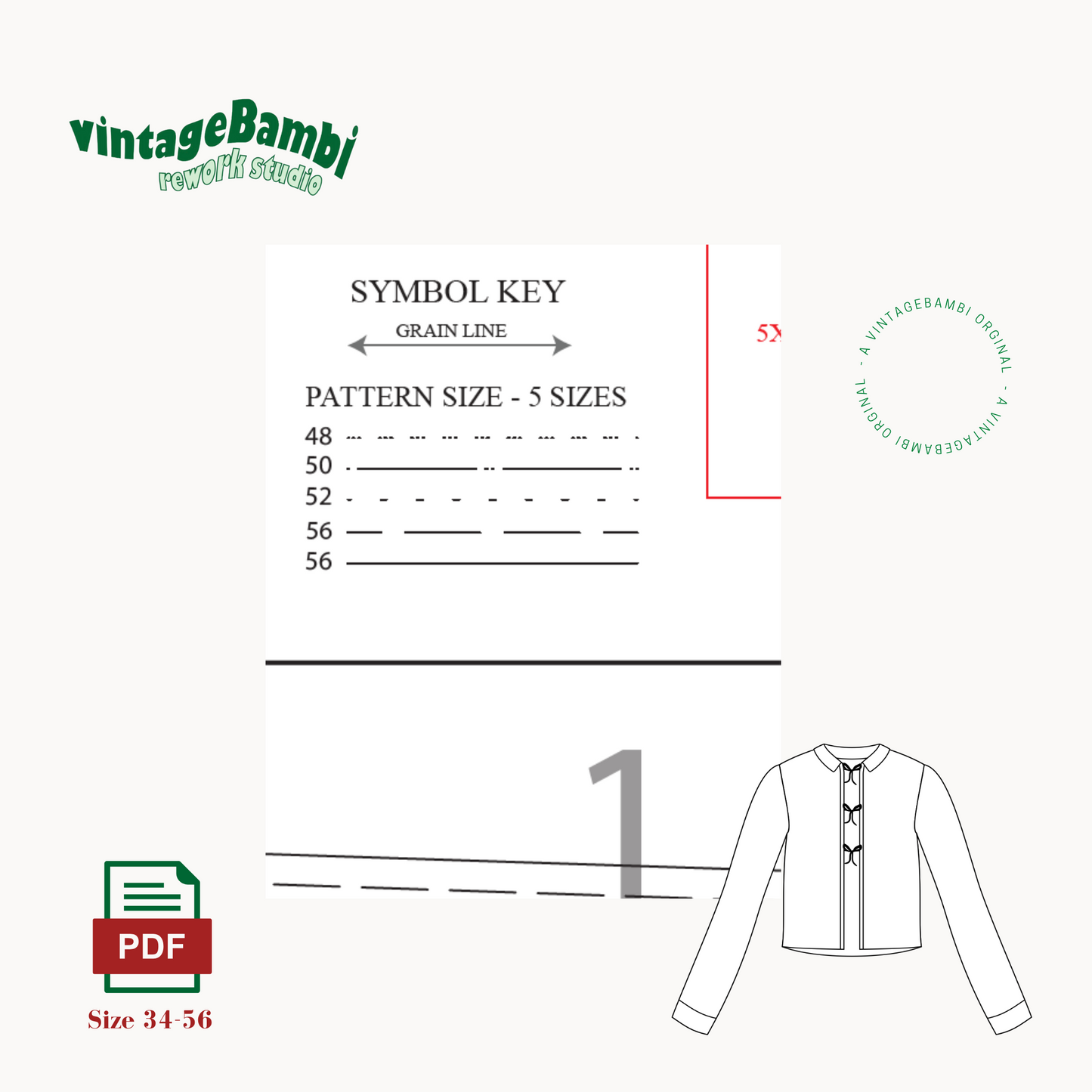 Lera blouse sewingpattern ENGLISH