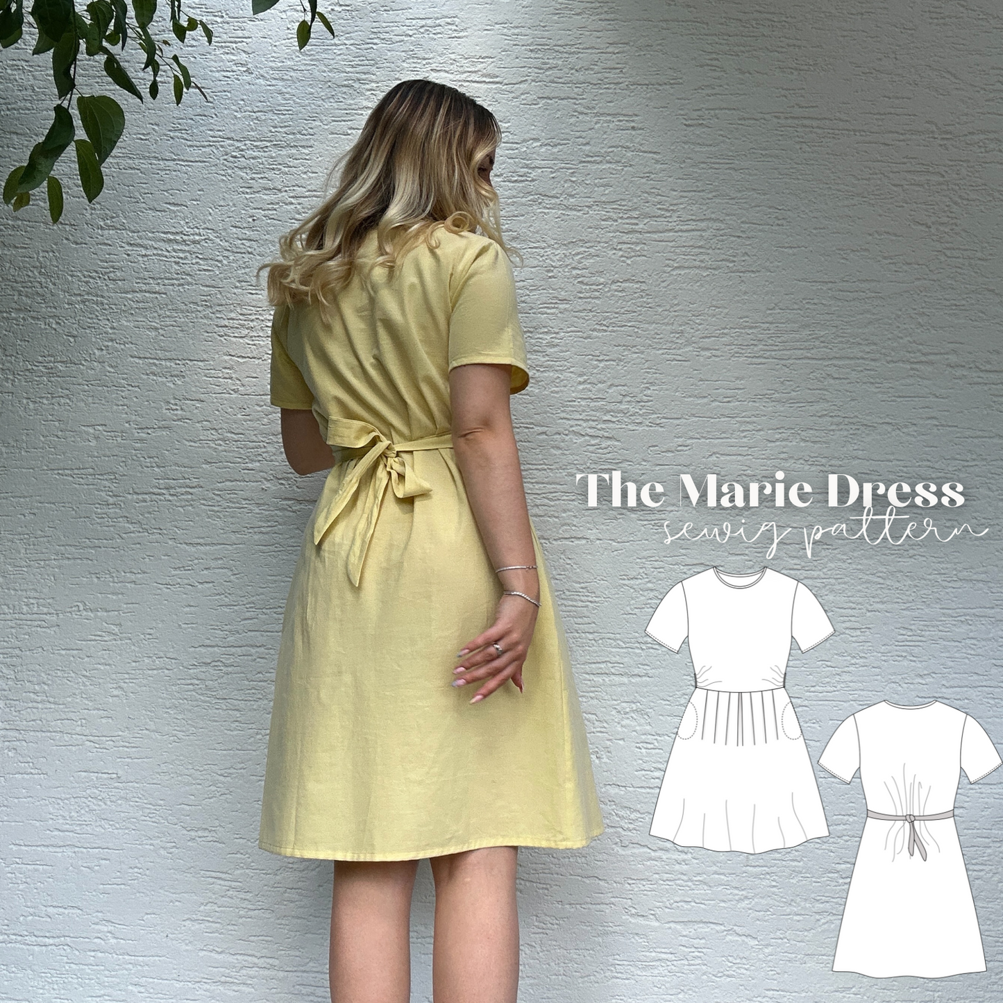 Marie Kleid Schnittmuster DEUTSCH
