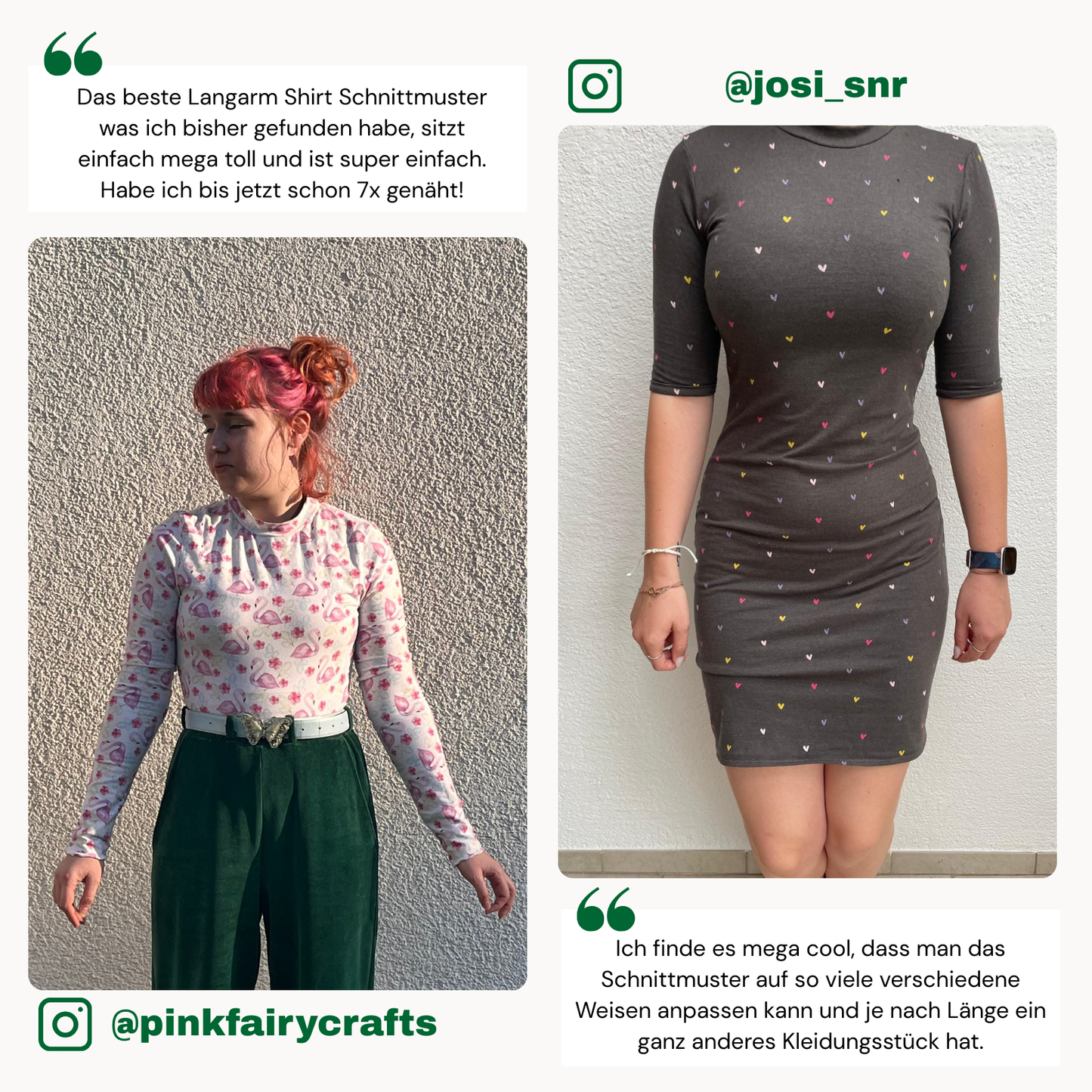 Shirt / Kleid Schnittmuster DEUTSCH
