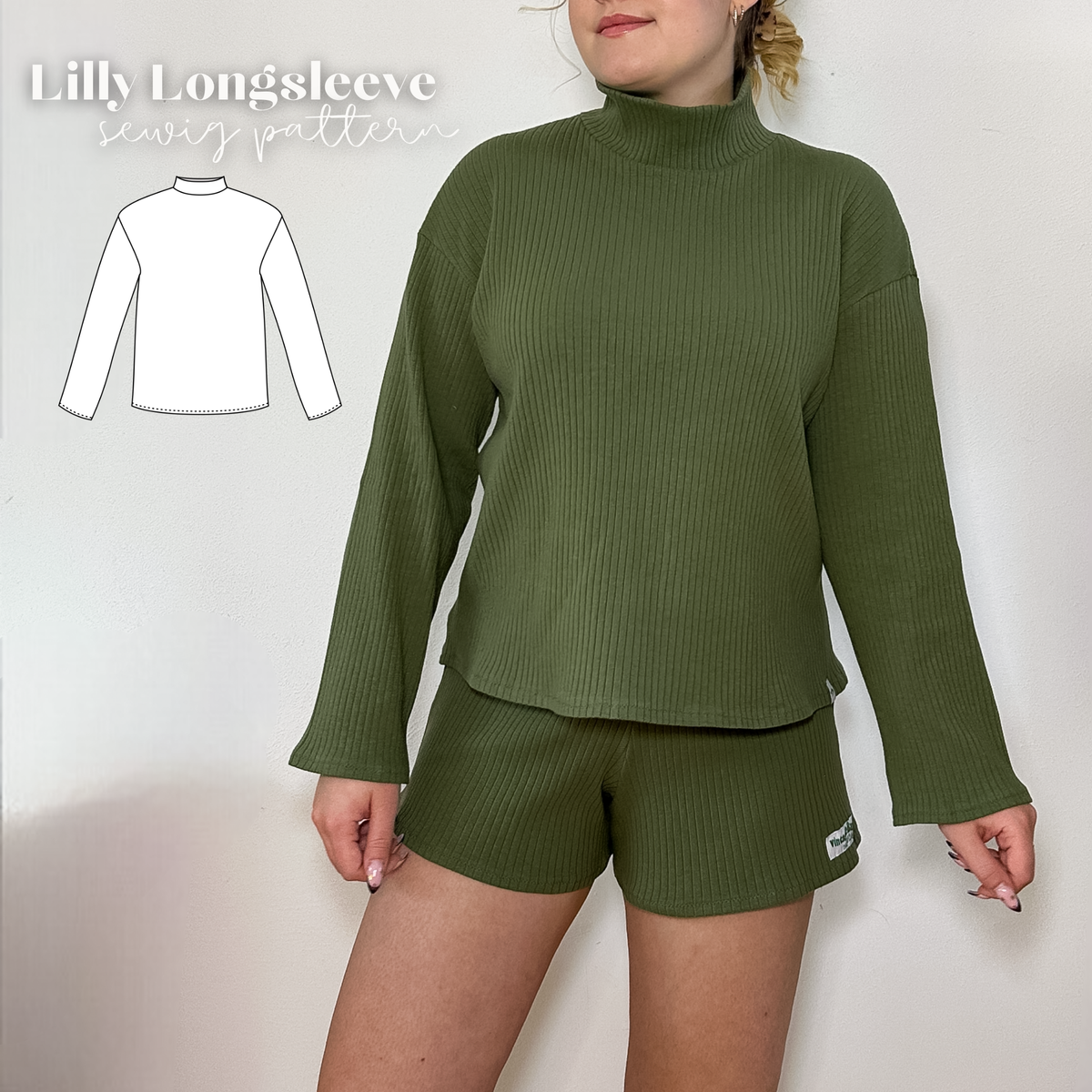 Lilly longsleeve sewingpattern ENGLISH