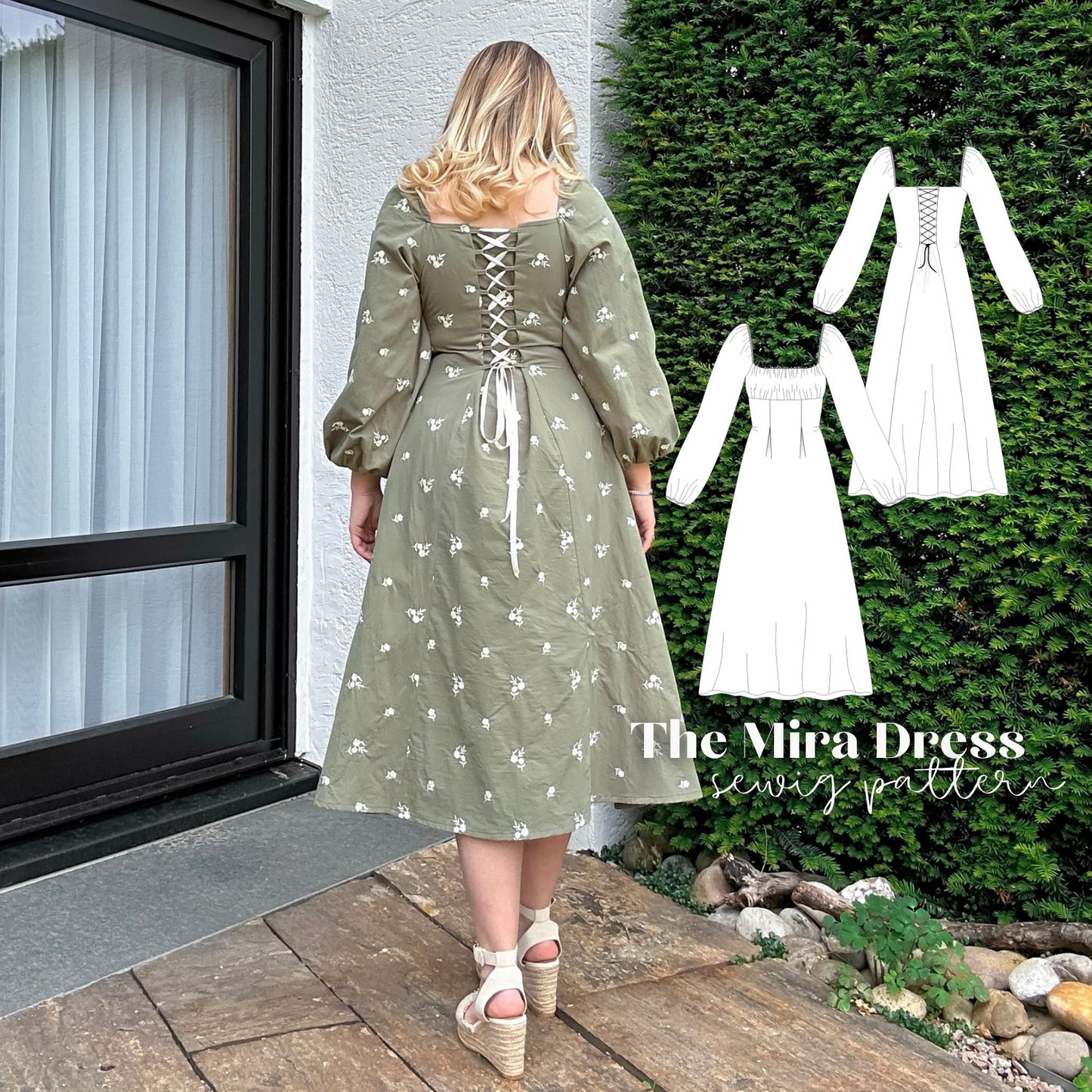 Mira Kleid Schnittmuster DEUTSCH