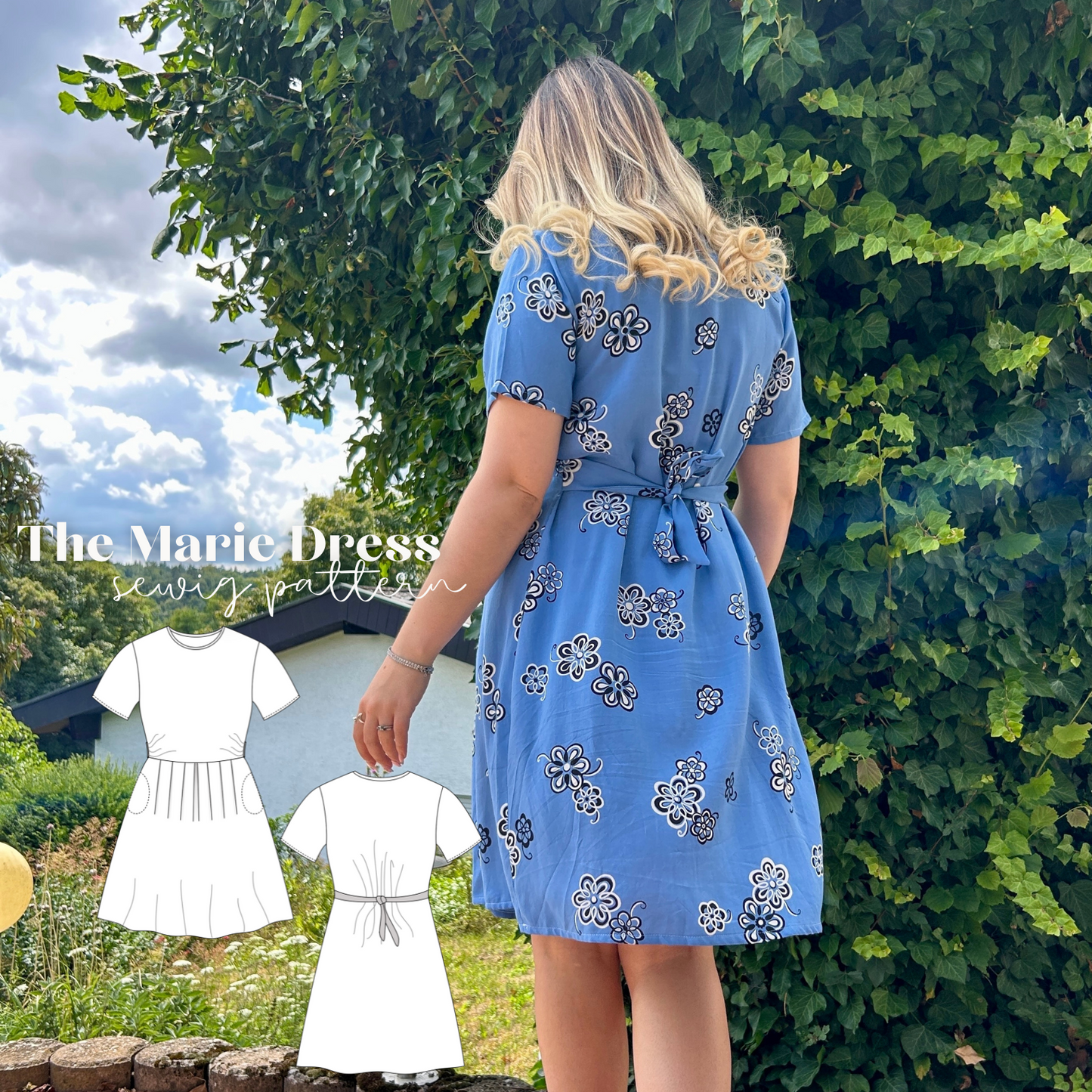 Marie Kleid Schnittmuster DEUTSCH