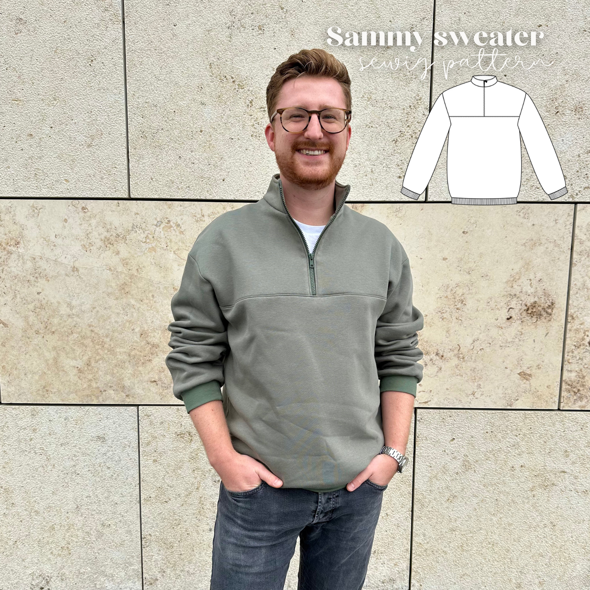 Sammy Sweatshirt Schnittmuster DEUTSCH