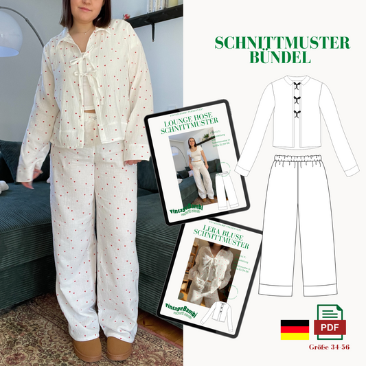Lounge Set Schnittmuster Bündel DEUTSCH