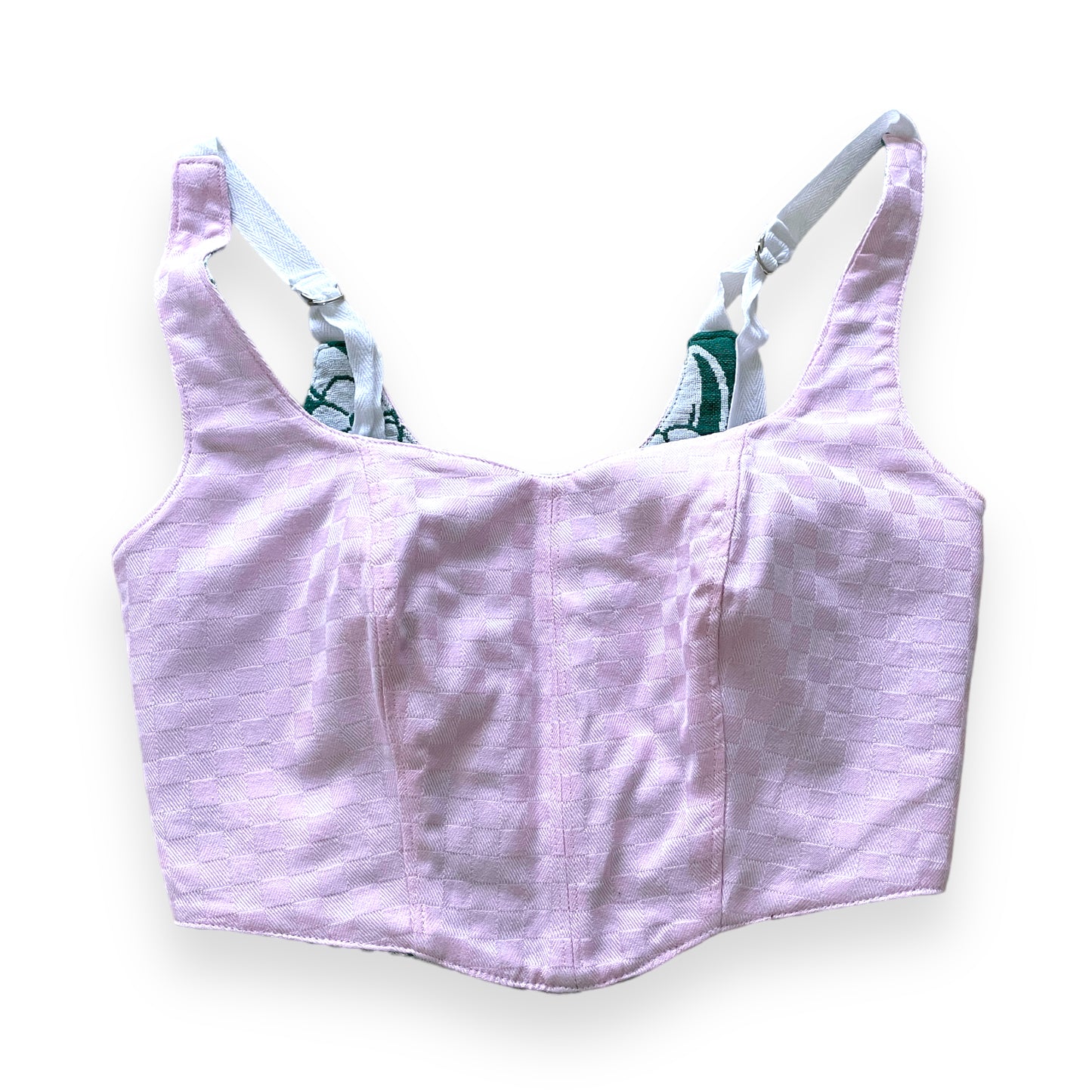 Soft corset flower green / Size XS/S
