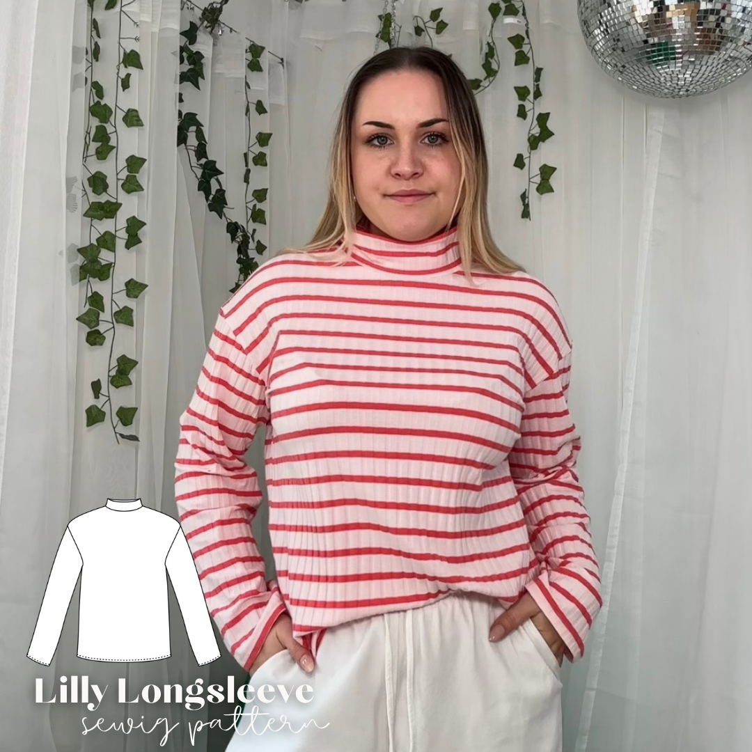 Lilly Longsleeve Schnittmuster DEUTSCH
