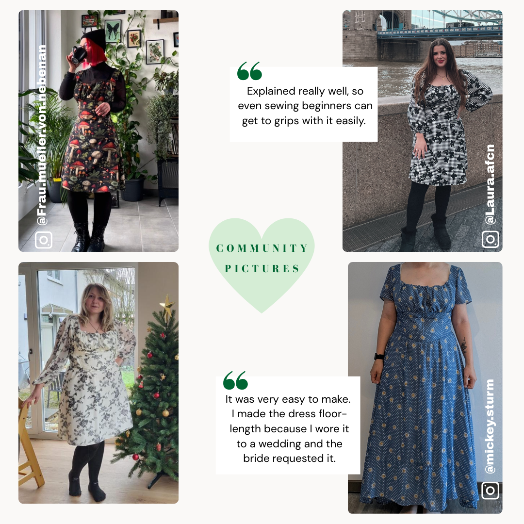 Corset dress sewingpattern ENGLISH
