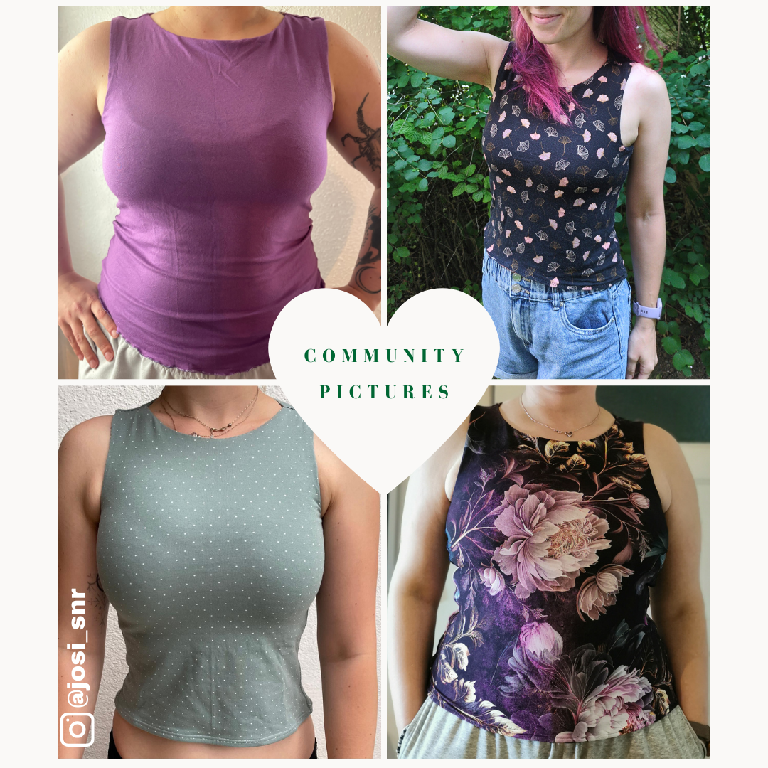 Olivia top sewingpattern ENGLISH