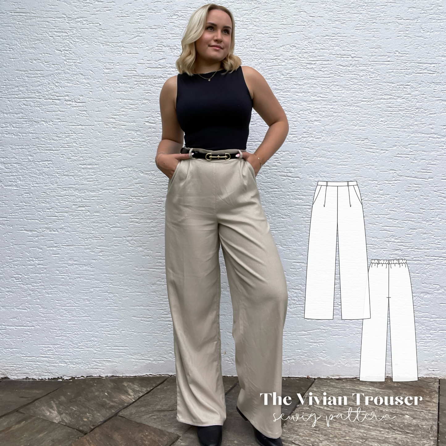 Vivian Trouser Sewing Pattern ENGLISH