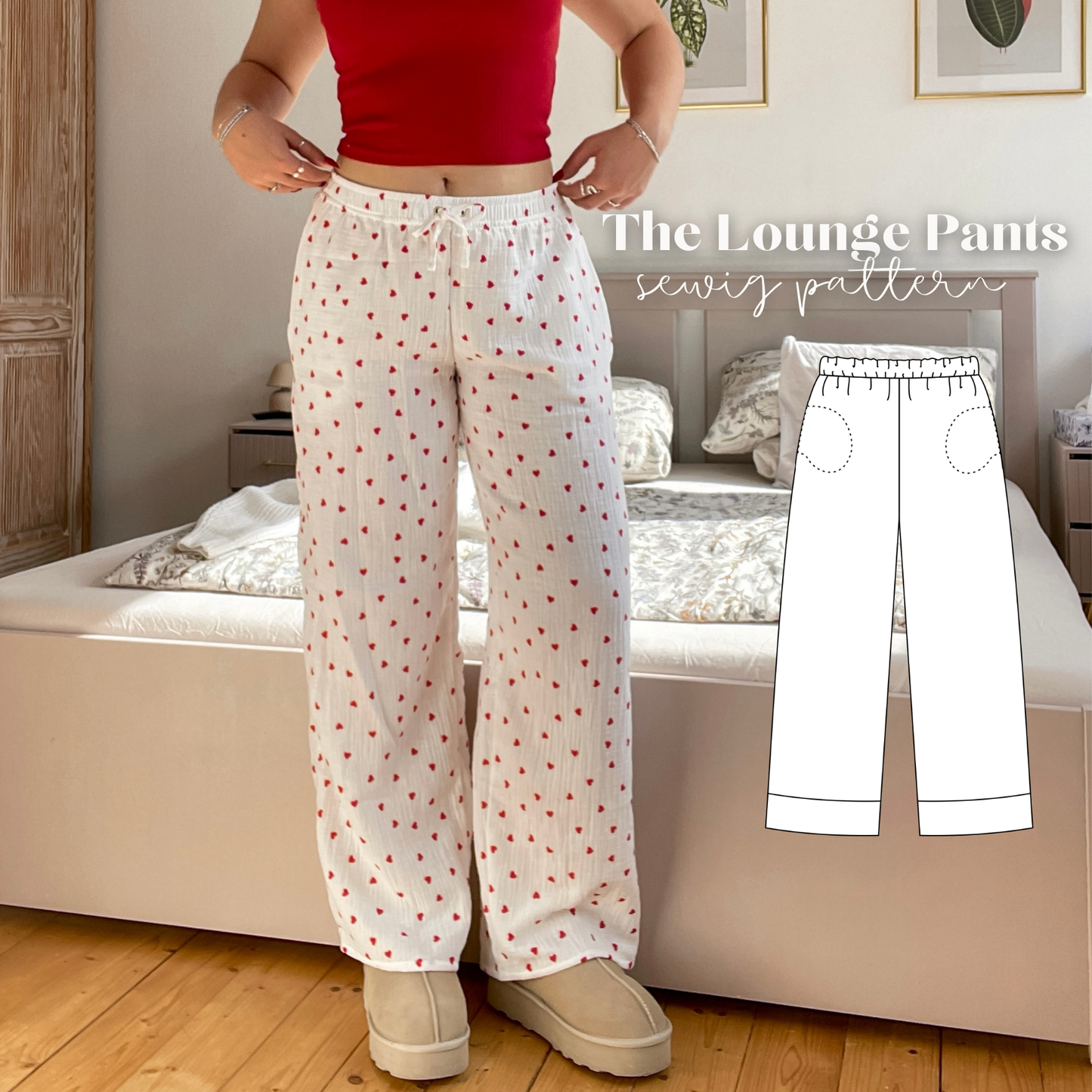 Lounge Pants Sewing Pattern ENGLISH