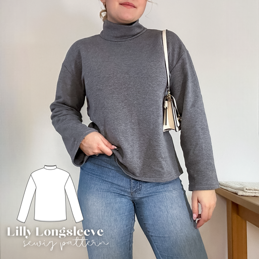 Lilly longsleeve sewingpattern ENGLISH