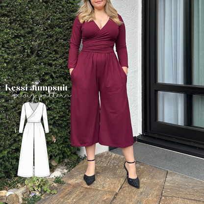 Kessi Jumpsuit Schnittmuster Deutsch