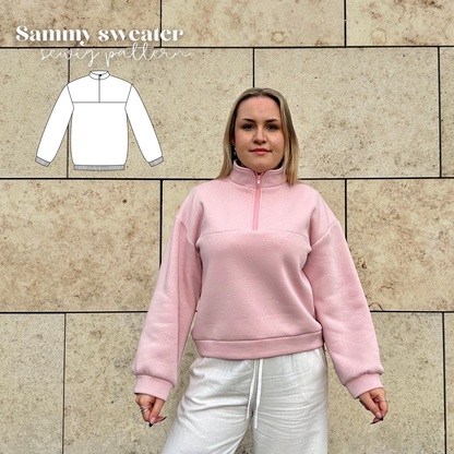 Sammy Sweatshirt Schnittmuster DEUTSCH