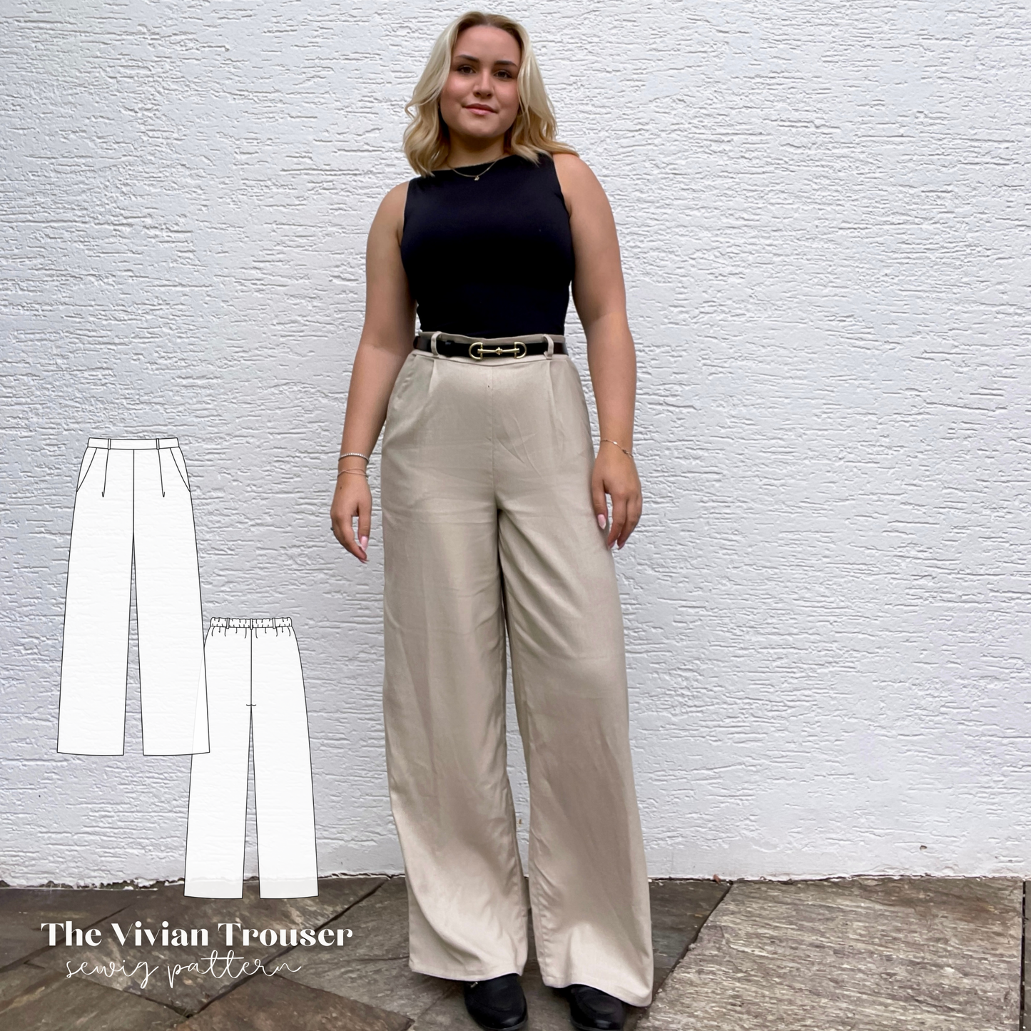 Vivian Trouser Sewing Pattern ENGLISH