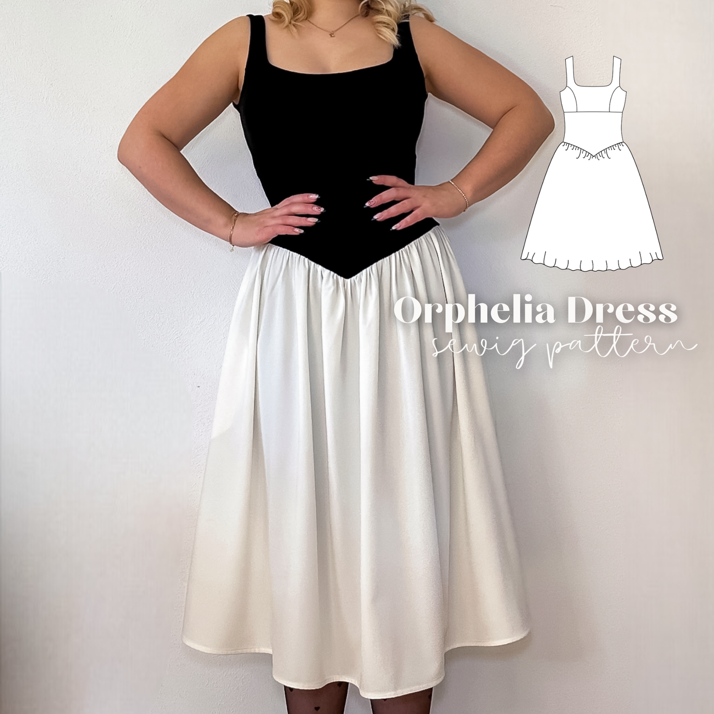 Orphelia Kleid Schnittmuster DEUTSCH