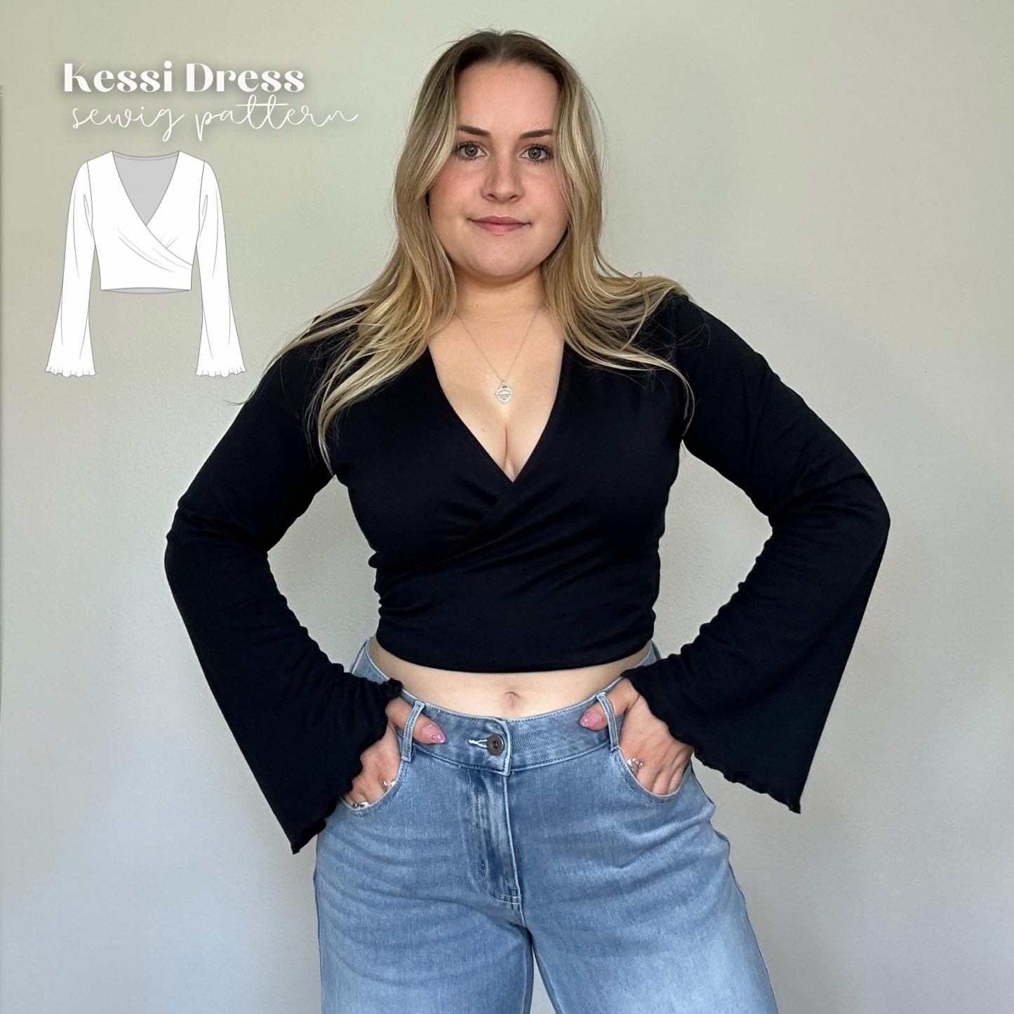 Kessi Kleid Schnittmuster Deutsch