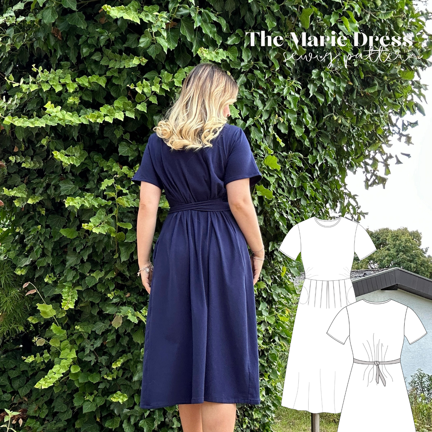 Marie Kleid Schnittmuster DEUTSCH