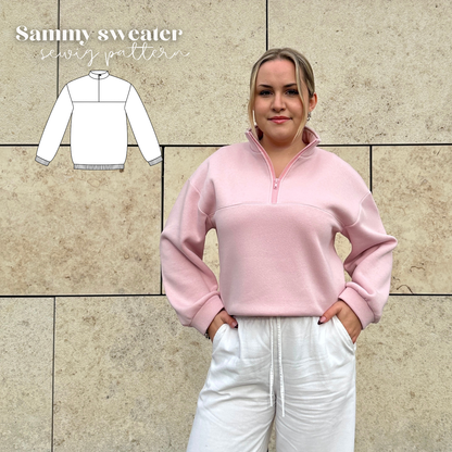 Sammy sweatshirt pattern ENGLISH