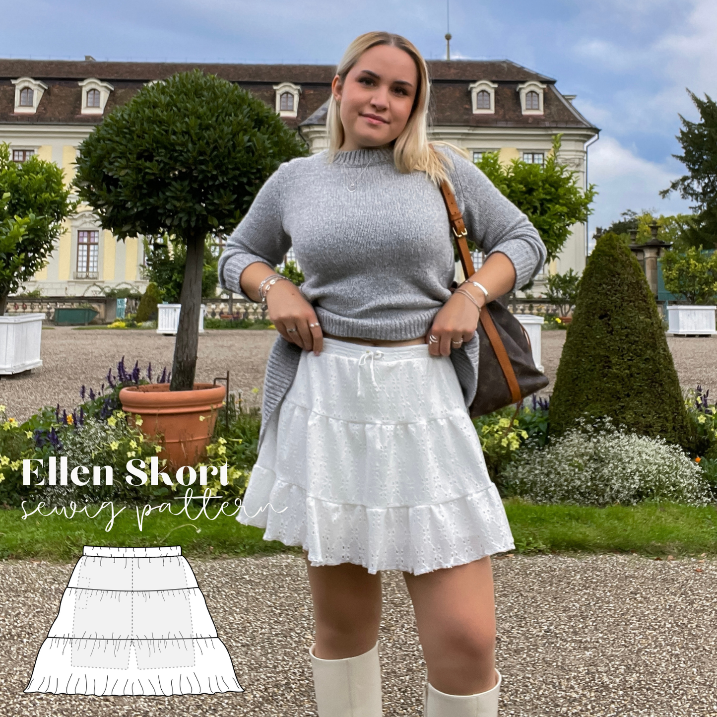 Ellen Skort pattern ENGLISH