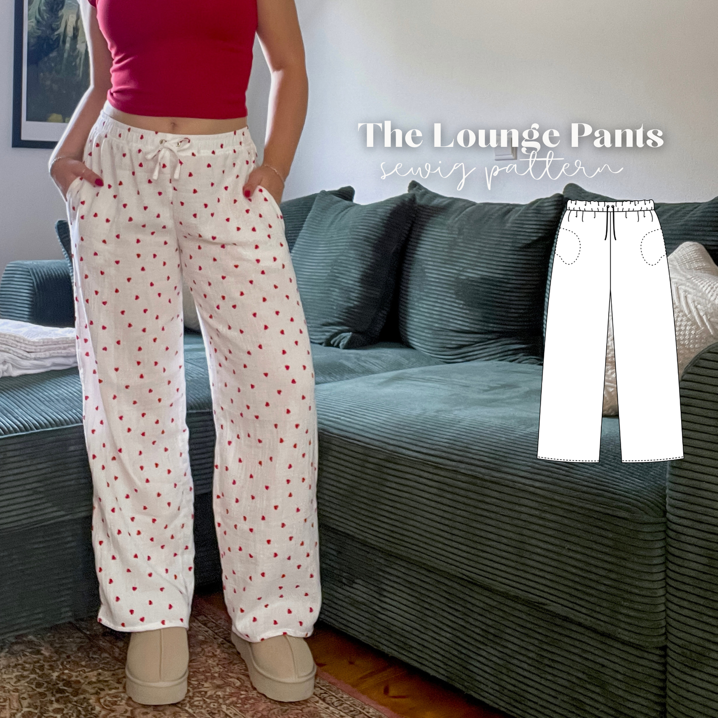 Lounge Hose Schnittmuster Deutsch