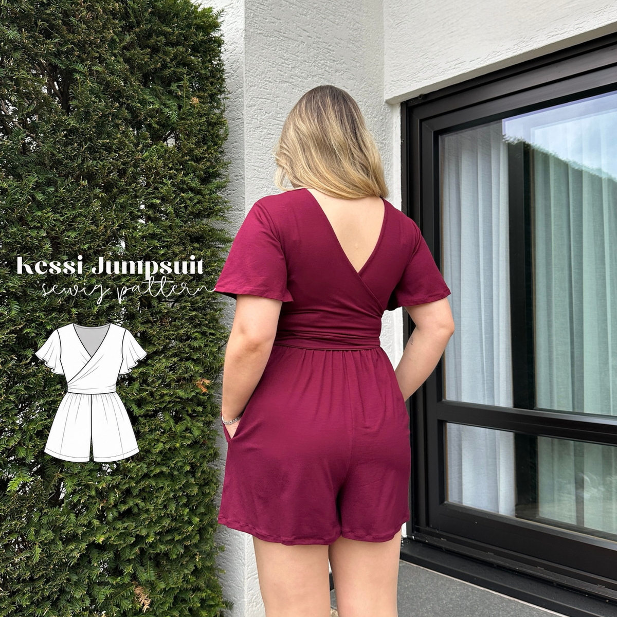Kessi Jumpsuit Schnittmuster Deutsch