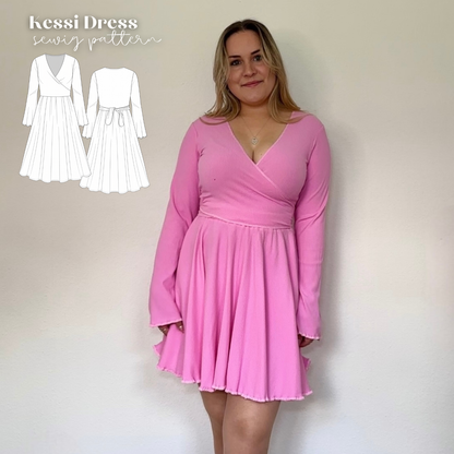 Kessi Kleid Schnittmuster Deutsch