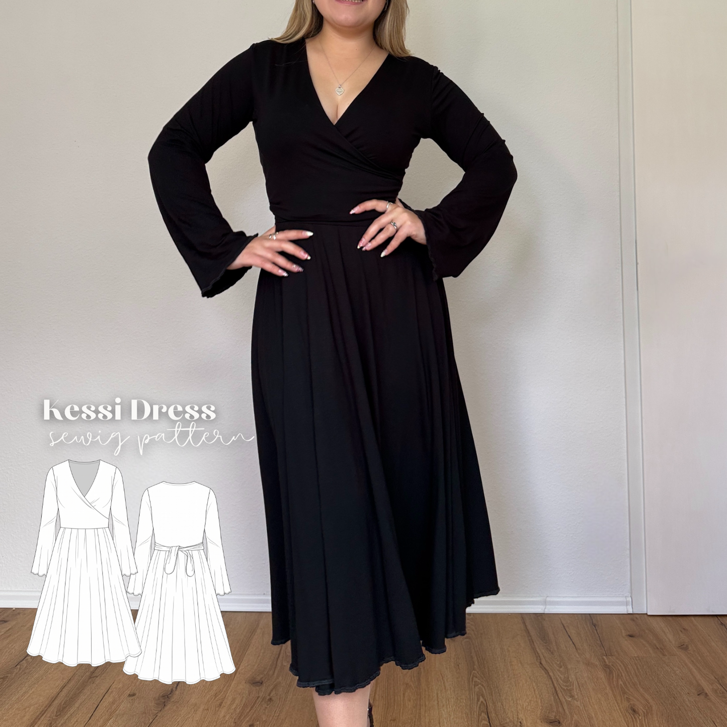 Kessi Kleid Schnittmuster Deutsch